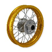 Cerchio posteriore per Pit Bike 12'' (tipo 1, oro)